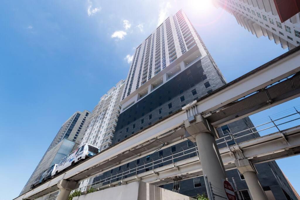 Stylish Modern Downtown Studio Free Parking Apartment Miami Exterior foto