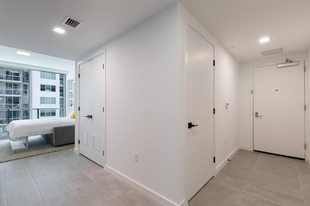 Stylish Modern Downtown Studio Free Parking Apartment Miami Exterior foto